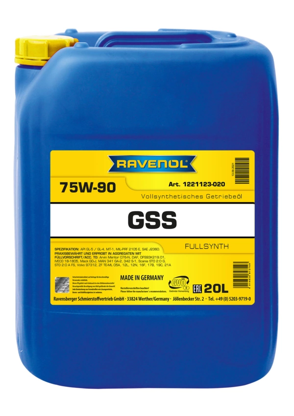 1212108-001_jpg RAVENOL Gear Super Synth GSS SAE 75W-90 20L