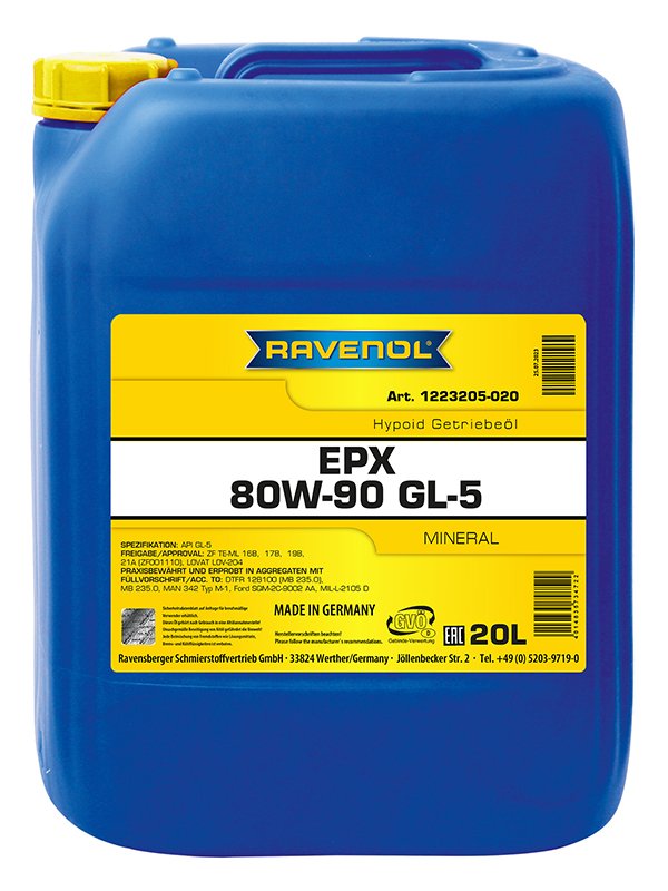 HYPENOL RAVENOL Getriebeoel EPX SAE 80W-90 GL-5