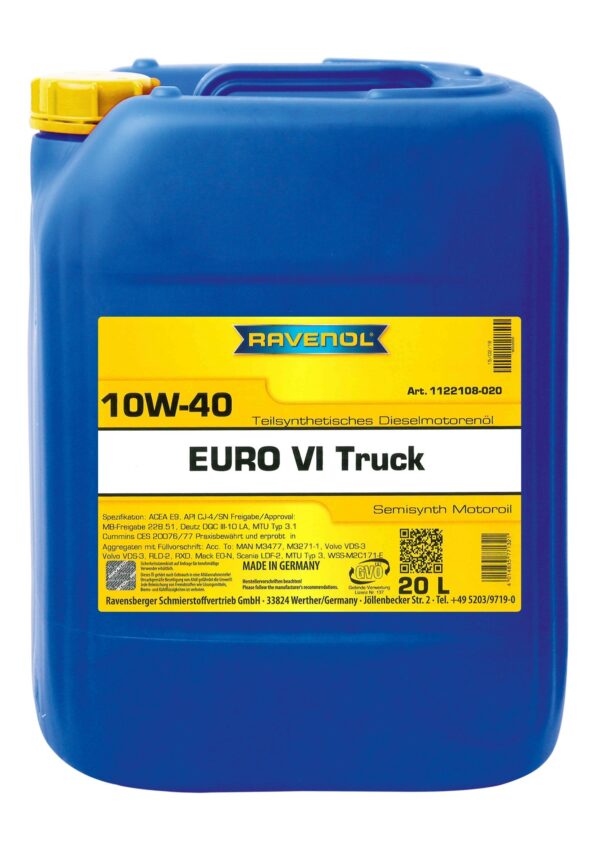 RAVENOL EURO VI Truck SAE 10W-40 20L
