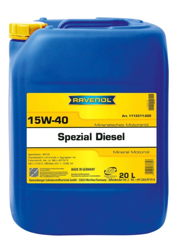 RAVENOL Spezial Diesel SAE 15W-40 20L
