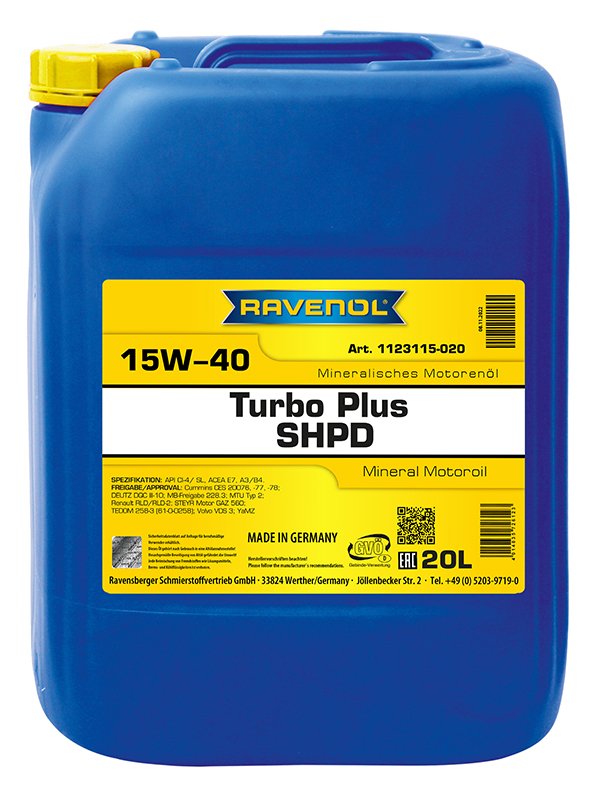 thumb__0_0_0_0_crop RAVENOL Turbo plus SHPD SAE 15W-40 20L