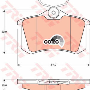 DISK PLOCICE ZADNJE  VW GOLF 2 3 POLO