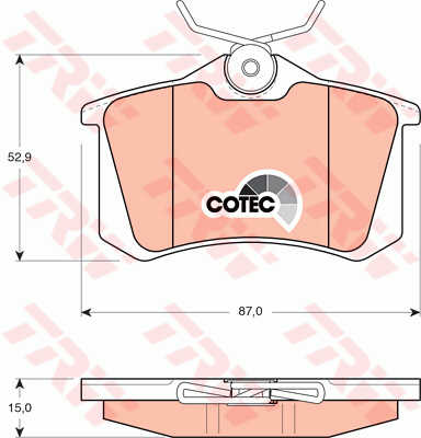 DISK PLOCICE ZADNJE  VW GOLF 2 3 POLO