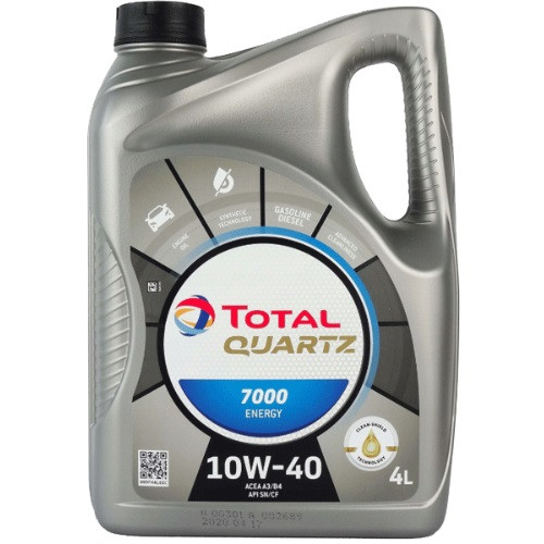 TOTAL QUARTZ 7000 10W40 4L. 3X4L