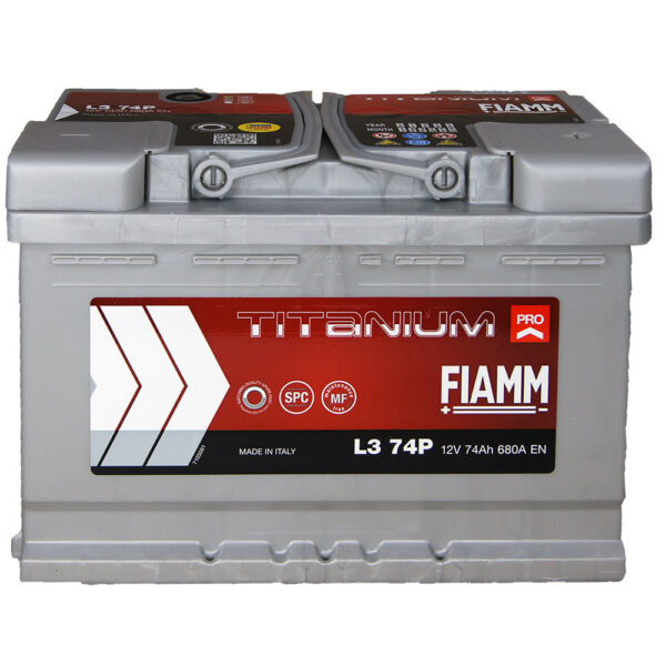FIAMM TITANIUM PRO L3 74AH 680A 278x175x190