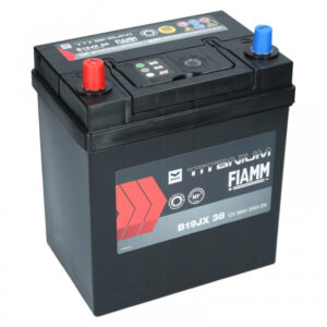 FIAMM BLACK TITANIUM B19JX 40AH B19 360A 187X127X220MM
