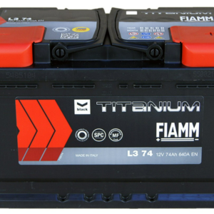 FIAMM BLACK TITANIUM L3 74AH 640A 278x175x190