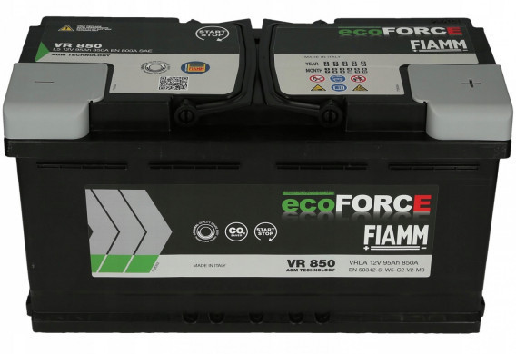 FIAMM ECOFORCE AGM START-STOP VR850 L5  95AH 850A 353X175X190