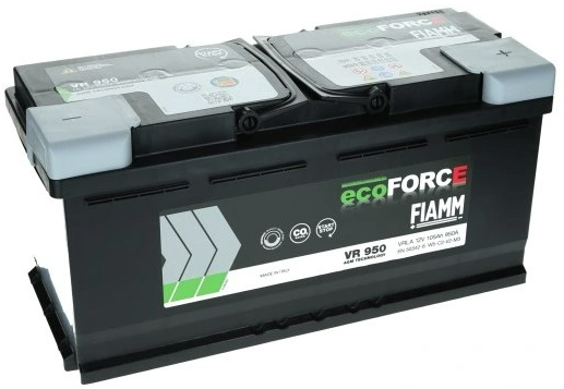 FIAMM ECOFORCE AGM START-STOP VR950 L6 105AH 950EN 394X175X190