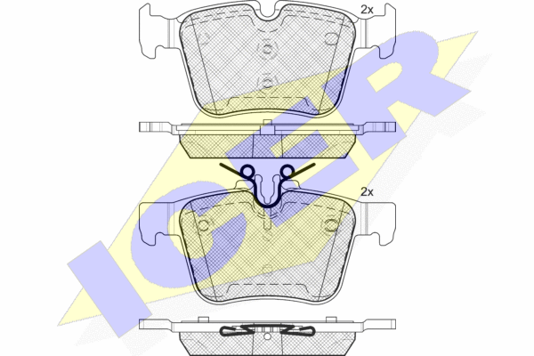DISK PL. ZADNJE MERCEDES C-CLASS W205 13+