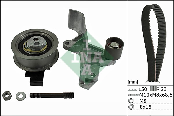 SET ZUPCASTI VW/AUDI PASSAT/A4 1.8/2.0 150Z 00+ INA