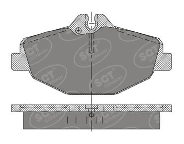 DISK PL.MERCEDES E-CLASS W211