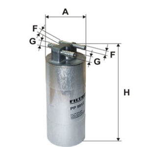 FILTER NAFTE AUDI A6 2.7 3.0 04-11 G. filtron