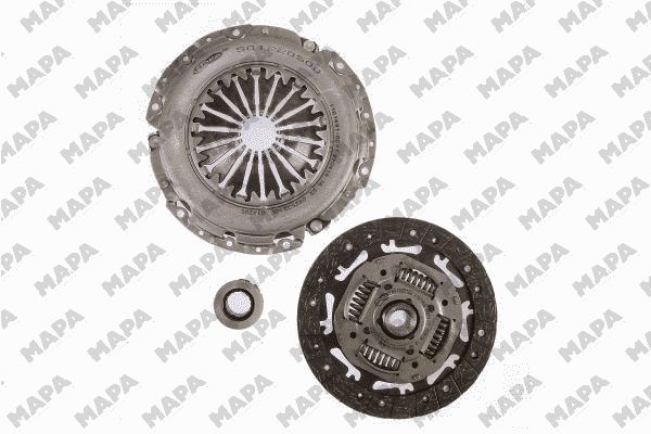 SET KVACILA KORPA LAMELA DRUK LEZAJ FI 220MM SKODA FABIA 1.4 TDI 51KW mapa
