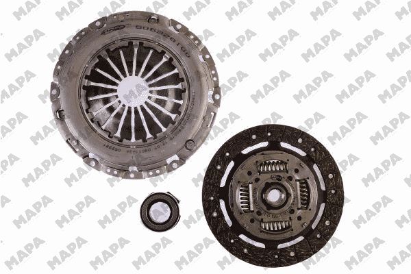 SET KVACILA VW POLO 1.2 TDI FI 228MM KORPA LAMELA I DRUK LEZAJ mapa