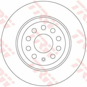 KOCIONI DISK ZADNJI fi 300 mm VW GOLF VII 12+ trw