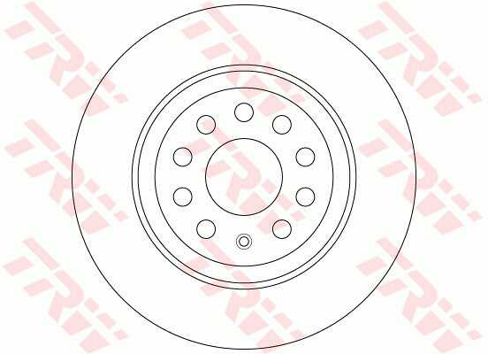 KOCIONI DISK ZADNJI fi 300 mm VW GOLF VII 12+ trw