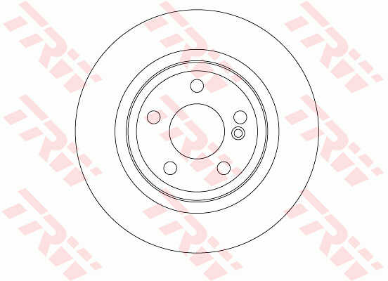 KOCIONI DISK ZADNJI MERCEDES W176 295 MM  trw