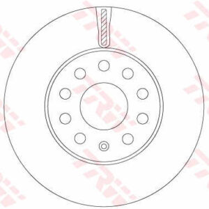 KOCIONI DISK PREDNJI VW GOLF 7 / SKODA OCTAVIA III 276mm trw