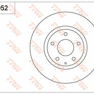 KOCIONI DISK MAZDA CX-5 / 6 FI 297MM  trw