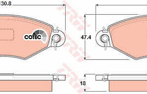 DISK PL.PSA/RENAULT 206/306 93-01 G.KANGOO 97-05.