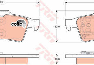 DISK PL. ZAD. OPEL VECTRA/LAGUNA III/SIGNUM 03+ TRW