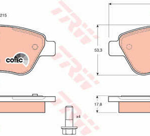 DISK PL. FIAT DOBLO/STILO/PUNTO 05+SA KABLOM TRW
