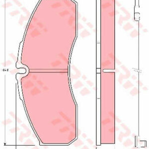 DISK PL. MERCEDES SPRINTER 616 CDI 01-06 trw