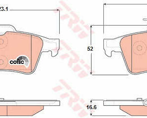 DISK PL. ZAD. OPEL/FORD/RENO LAGUNA/SIGNUM/FOCUS II trw