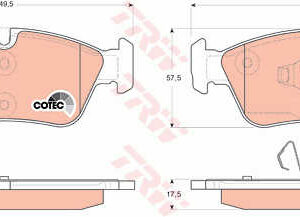 DISK PL. BMW SERIJA 1/3 E87/E90/E91 03+ trw