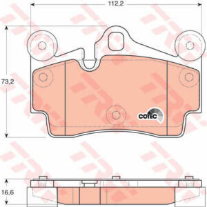 DISK PL. VW/AUDI TOUAREG/Q7/CAYENNE 03+.