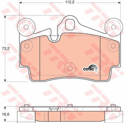 DISK PL. VW/AUDI TOUAREG/Q7/CAYENNE 03+.