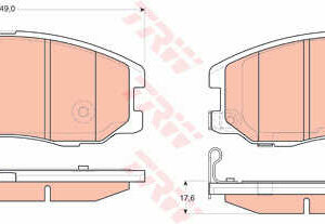 DISK PL. CHEVROLET/OPEL CAPTIVA/ANTARA 06+ trw