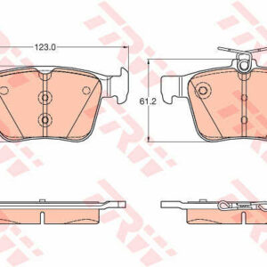 DISK PLOCICE ZADNJE VW/AUDI GOLF VII/A3 12+ trw