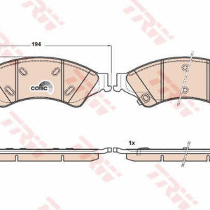 DISK PL. PREDNJE FORD RANGER 11+ trw
