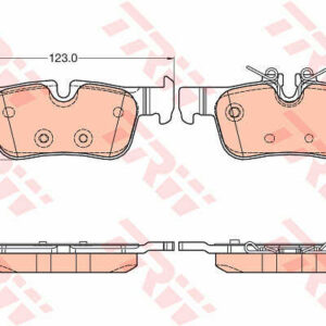 DISK PLOCICE ZADNJE BMW X1 / F45 trw