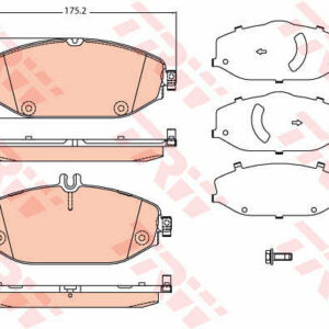 DISK PL.MERCEDES W205 W213 16+ trw