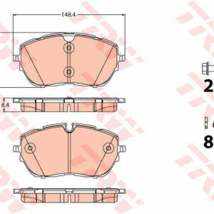 DISK PLOCICE PREDNJE PEUGEOT 308 13+ BOSCH SIS. trw