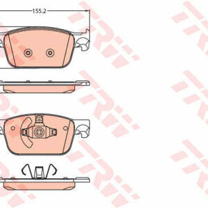 DISK PL. AUDI A4 A5 B9 15+ trw