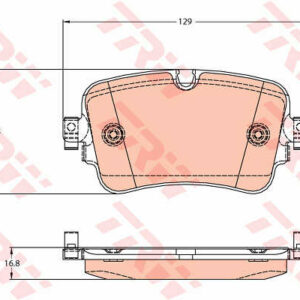 DISK PLOCICE ZADNJE AUDI Q7 TOUAREG 15+ trw