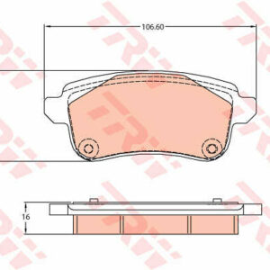 DISK PL. ZAD. RENAULT TALISMAN 15+ trw