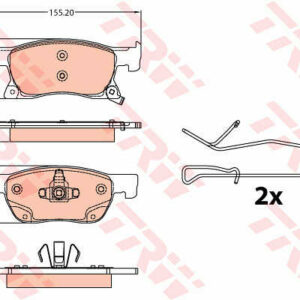 DISK PLOCICE PREDNJE OPEL ASTRA K B16 1.6CDTI 15G. trw