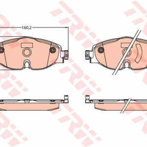 DISK PL. VW GOLF VII/PASSAT 12+