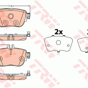 DISK PLOCICE MERCEDES M-213 ZADNJE trw