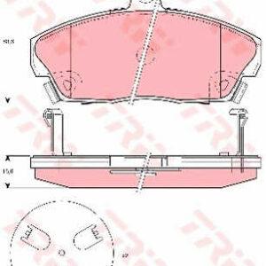 DISK PL. HONDA/ROVER CIVIC VI/400/800/45/200 trw