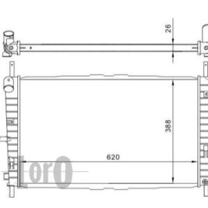HLADNJAK MOTORA FORD MONDEO III