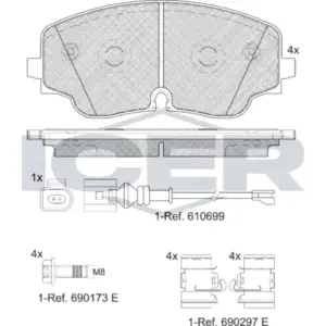 DISK PLOCICE PREDNJE GOLF VIII 2.0 TSI 19+
