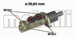 GLAVNI KOCIONI CILINDAR VW G-2 / AUDI 80 4 PRIKLJUCKA 20.6 MM metelli