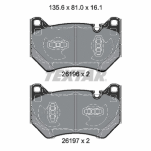 DISK PL. PREDNJE AUDI Q5 16+ textar
