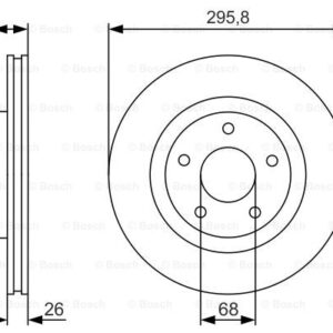 KOCIONI DISK RENAULT RENAULT KOLEOS 296 MM